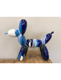 Sculpture chien en résine