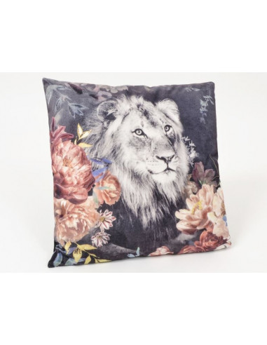 Coussins LION & ELEPHANT SWEET-HOME 45x45