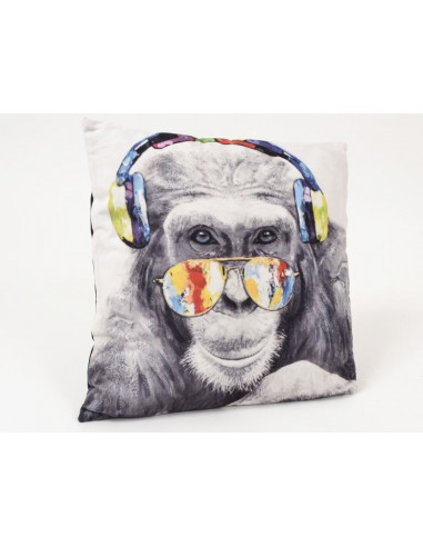 Coussins MONKEY SWEET-HOME 45x45