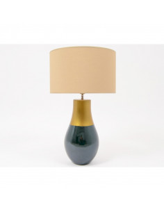 Lampe vert/or AZELIE - Modèle d'exposition