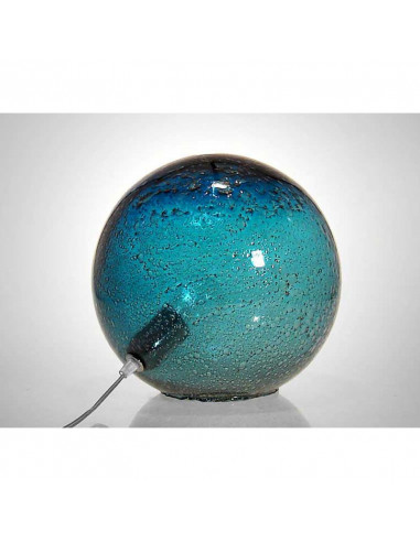 Lampe boule VOLCANIQUE bleu