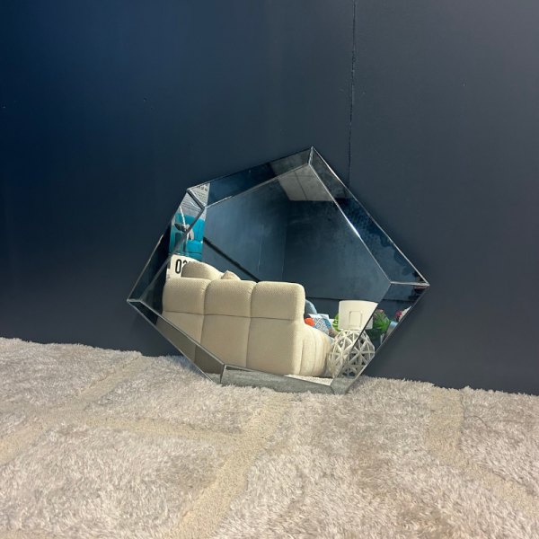 MIROIR POLYGON GRIS