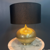 LAMPE GOLD & BLACK DRIMMER