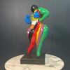 SCULPTURE MADAME EN COULEUR - MODÈLE D'EXPOSITION