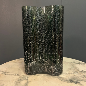 VASE VERT VOLCANIQUE 30 CM - MODÈLE D'EXPOSITION
