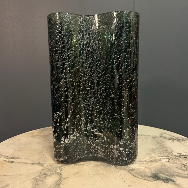 VASE VERT VOLCANIQUE 30 CM - MODÈLE D'EXPOSITION