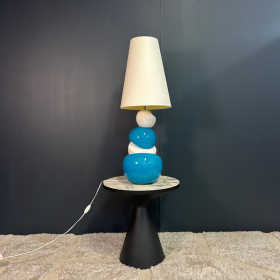 LAMPE TURQUOISE PETRA 90 CM - MODÈLE D'EXPOSITION