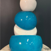 LAMPE TURQUOISE PETRA 90 CM - MODÈLE D'EXPOSITION