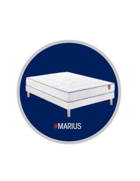 Matelas en Mousse Haute Résilience MARIUS 19 cm MERINOS